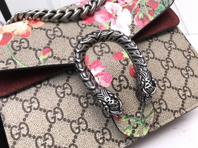 Gucci經典款女包 421970 古馳Dionysus 經典酒神包 Gucci小號單肩鏈條包  gqy3975